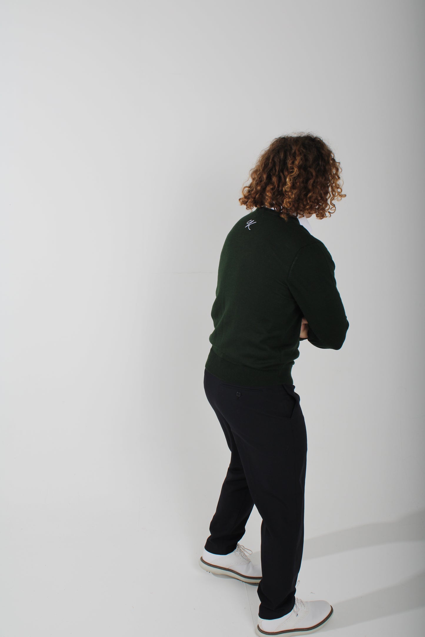JERSEY V NECK GREEN