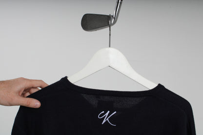JERSEY V NECK NAVY